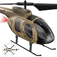 VATOS Remote Control Helicopter for Kids, Camouflage RC Helicopter, 2.4GHz Radio Controlled Helicopter with Gyro 3 Channel Indoor Toy, One-Key Take-Off, Gift for Boys Adults