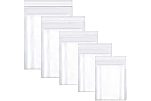 ‎HURUIRUI huruirui 900Stück Druckverschlussbeutel,Zipper Beutel Wiederverschließbare Durchsichtige Plastikbeutel Klein Verschlussbeutel 9Größen Zipper Beutel Set Kleine Wasserdichter 100μm