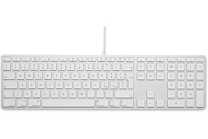 LMP - tastiera italiana (QWERTY) con tastierino numerico, copertura superiore in alluminio e 2 porte USB - per Mac