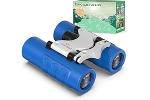 YUANJIROT Fernglas für Kinder ab 3-10 Jahre,fernrohr Kinder 8x21 Klein Stoßfestes, Outdoor Spielzeug ab 3-10 Jahre Junge Mädchen, Vogelbeobachtung, Sightseeing, Camping (Dunkelblau)