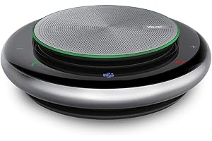 Yealink C900BT50 Ultra-Compact Flexible, Plug & Play Speakerphone, USB/Bluetooth, For Personal Use, Huddle Rooms or On The Go (Microsoft Teams & UC Compatible) - Includes BT50 Dongle, Black