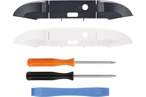 AVERICHT Ersatz LB RB Bumper für Xbox Series X Controller, Ersatzteil für Xbox Series X Controller (Schwarz und Weiß)