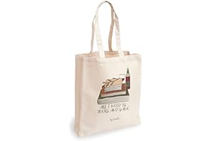 Loxato Borsa Shopper Donna - Tote Bag Tela - Shopper Borsa - Borsa Tela Donna - Borse di Cotone 35x42cm Extra Largo 8cm - Shopper in Tela - Borsa Canvas