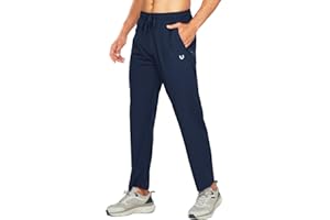 NORTHYARD Jogginghose Herren Trainingshose Herren Lang Leichte Schnelltrocknend Sporthose Polyester Hose für Fitness Freizeit Sport mit Reißverschlusstaschen