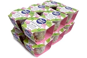 THE REAL OLIVE Real Olive Co – ‘Garlic & Basil Olives’ 50g Snack Pot (Case of 12). On The Go Healthy Snack. Deli Fresh Pitted Green Olives. Cold Pressed Oils