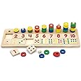 Viga Wooden Count & Match Numbers Set - Childrens Maths Learning Toy