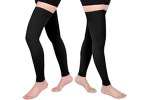 ‎EVOLYLINE Evolyline 2Paare Medizinische Kompressionsstrümpfe Lang Damen Herren Klasse 1 Thrombosestrümpfe 15-20mmHg, Trombosestruempfe Damen Flug Compression Socks, Stützstrümpfe für Krampfadern, Ödemen, Dvt