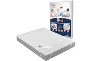 Limenda Matratzenschoner 200x220 - Inkontinenzunterlage waschbar, Matratzenschoner wasserdicht, wasserdichte Matratzenauflage, Matratzenbezug, Nässeschutz