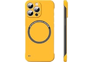 FAOMSEBS Magnetica Senza Bordo Cover per iPhone 16 Pro Max, Compatibile con MagSafe (Sensazione di Metallo Nudo) Custodia Sottile Antishock iPhone 16 Pro Max per MagSafe Cover Rinfrescante Slim 6,9''