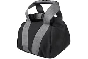 KHIRONHIVE Saco de arena para entrenamiento de fitness con asa, peso ajustable para el desarrollo de fuerza
