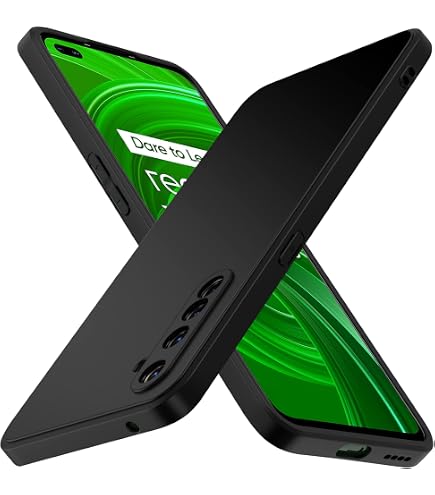 Ivoler Negro Mate Funda Para Realme X3 SuperZoom/Realme X50 5G Con Protección De Cámara, Carcasa Protectora Antigolpes, Ultrafina Suave TPU Silicona Caso Delgada Anti-Choques Case