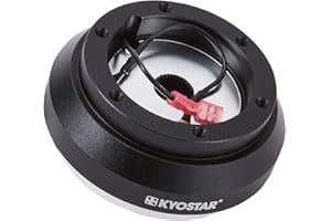 Kyostar Black Aluminum Steering Wheel Quick Release Hub Adapter Kit for Toyota Celica Supra MR2 Yaris 120H