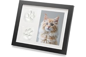 HENGBIRD Black Paw Print Set Dog, Paw Print Set Cat Dog Paws Imprint Make Memorials & Burials for Dogs Imprint Set Baby Paw Print Set Foot Print Set Baby Footprint Set