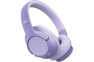 Fresh 'n Rebel Clam Core Bluetooth kopfhörer Over Ear mit ENC-Mikrofon (perfekte Anrufe), Kabellose kopfhörer mit Lautstärkeregler und Tasten für Wiedergabe/Pause, 45h Spielzeit (Lila)