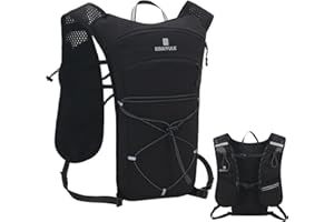 BBAIYULE Lightweight Running Vest Backpack Outdoor Sports Trail Racing Marathon Hiking Fitness Bag Hydration Vest Pack for Men Women,Cycling Hydration Backpack Water backpack