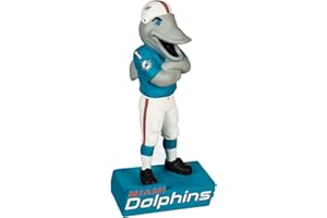 Team Sports America Evergreen Enterprises NFL Miami Dolphins Maskottchen DesignGartenstatue, Teamfarben, Einheitsgröße