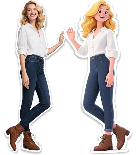 Angèle Figurine En Carton – Modèle Grandeur Nature Angèle