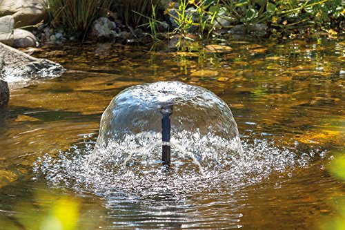 Solar Teichpumpe Genova mit 2 verschiedenen Sprinkleraufsätzen, Esotec 101735 - 3