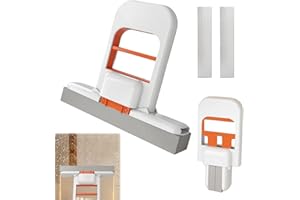 WELLXUNK Mop Di Pulizia Portatile, 1 Mini Mocio Da Scrivania Con 2 Testine Di Ricambio, Mini mocio per desktop, Piccolo M-op in Spugna, Forte Assorbente Mops, Piccolo Mocio in Spugna per Pareti Tavoli (B)