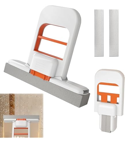 Mini Vadrouille Pliable Portable - Éponge Autonettoyante - Pour Petits Espaces, Salle De Bain, Voiture - Dimensions 15x3x14 Cm - Léger Et Pratique