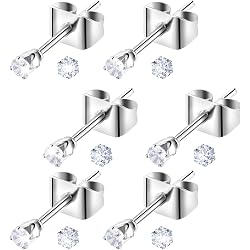 Amberta Ohrstecker Aus 925 Sterling Silber – Minimalistisch, Rund, Offener Kreis