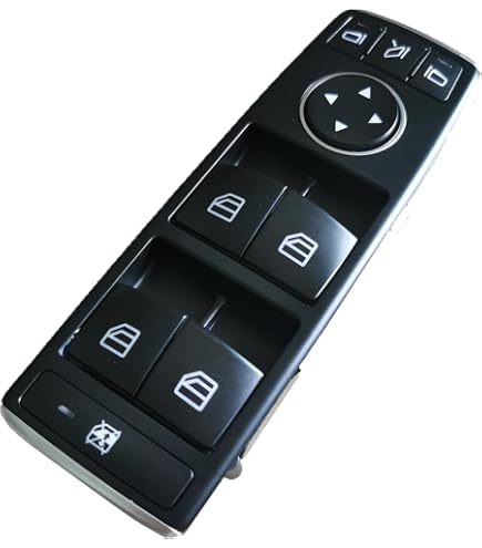 SISS Interrupteur lève-vitre pour Mercedes Classe C W205 C160-C450 AMG 43/63 Vito W447 avec rétroviseur extérieur pliable électrique A2059050302 2059057011 Power Window Lifter Switch SISS Interrupteur lève-vitre pour Mercedes Classe C W205 C160-C450 AMG 43/63 Vito W447 avec rétroviseur extérieur pliable électrique A2059050302 2059057011 Power Window Lifter Switch