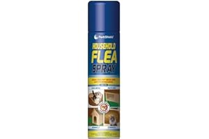 WILSONS DIRECT Household Flea Aerosol Spray 200ml Animal Flea Killer Dog Cat Tick Protection Cat Dog Pet Beds Soft Furnishings Kill Fleas (1)