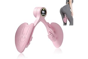 CERULETREE Pelvic Floor Trainer for Women, Thigh Master, Inner Thigh Exerciser with Digital Display, 360° Rotating Kegel Pelvic Floor Exerciser, Resistance Adjustment Leg Inner Thigh Exercise Equipment Stretcher