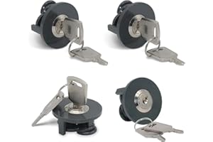 FITBITOP 4 Stück Steckdosen Kindersicherung, Abschließbare Steckdose, Stromdiebstahl verhindern Stromkosten sparen Verhindert Kontakt von Kindern, Steckdosenschloss für den Innen- und Außenbereich