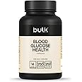Bulk Blood Glucose Supplement Capsules, Blood Sugar, GDA, Chromium, Cinnamon, Zinc, Pack of 60, 30 Servings, Packaging May Vary