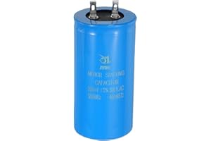 PATIKIL Motor Start Capacitor, 200uf 300V CD60 Running Capacitor for Air Conditioners, Electric Motor Starts Running