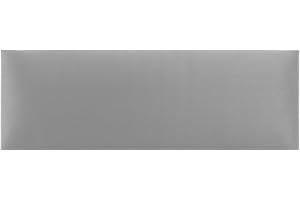 ‎DECONEST DecoNest Wandkissen, Wandpolsterung, Wanddekoration, Bettkopfteil, 3D-gepolstertes Wandpaneel 90 x 30 cm Hellgrau