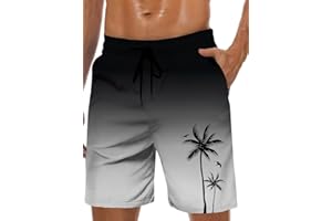 MARZXIN Badeshorts Herren Schnelltrocknend Badehose für Männer mit Meshfutter Boardshorts Lang Strandshorts Atmungsaktiv Schwimmhosen Jungen Beachvolleyball Surfen S-3XL
