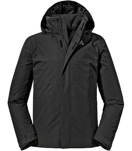 Schöffel Herren Parka Rotterdam M – Wintermantel Mit Teddyfutter, Wind- Und Wasserdicht