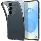 Spigen Galaxy S25 Plus ile Uyumlu Kılıf Liquid Crystal Sararmaya Dayanıklı ince Gri Şeffaf Kapak - ACS08975 (Spigen TR Garant
