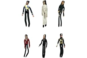 Michael Jackson MJ plyschdockor, 6-pack, Popstar-kudde
