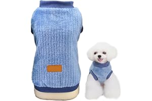 COACOM 1 sweat-shirt bleu pour animaux de compagnie, en tissu non tissé, adapté pour chatons et chiots