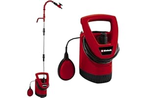 Einhell Pompe multifonctions évacuation et collecteur d'eau de pluie GE-SP 3046 RB (300 W, Hauteur de refoulement 11 m, Câble d‘alimentation 10 m, Corps en PVC résistant aux chocs )