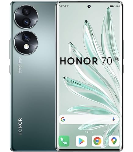 HONOR 70 5G 8GB 256GB Negro (Midnight Black) Dual SIM : Amazon.fr