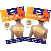 StopEver Thermal Hot Pro Hot Therapy Belt - Pack of 2 | 8 Hours Effective Heat Tape Against Waist, Neck, Shoulder Muscle Pain | H