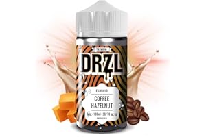 DRZL 100ml Premium Vape Juice | Coffee Nut Flavour | 70/30 E Liquid | No Nicotine | Short Fill