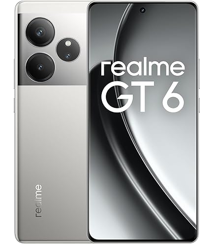 realme GT6 Dual SIM Fluid Silver 16GB RAM 512GB ROM 5G Mobile