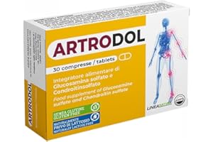 AGIPS FARMACEUTICI Agips Artrodol Integratore per Articolazioni Ossa e Cartilagine con Condroitina e Glucosamina ad Alto Dosaggio 30 compresse (1 Scatola)