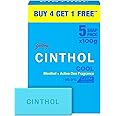 Cinthol Cool Soap, 100g (Pack of 5) | with Icy-cool Menthol | Soaps For Bath | Grade 1 Soap | For All Skin Types