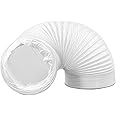 SPARES2GO Air Conditioning Duct Hose 5.9" 15cm 3 Metres PVC Flexible Vent Pipe Universal