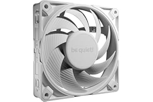 be quiet! Silent Wings Pro 4 120mm PWM White fan, optimized fan blades, extraordinary high performance, Speed Switch for changing maximum PWM speed, 6-pole fan motor, fluid-dynamic bearing