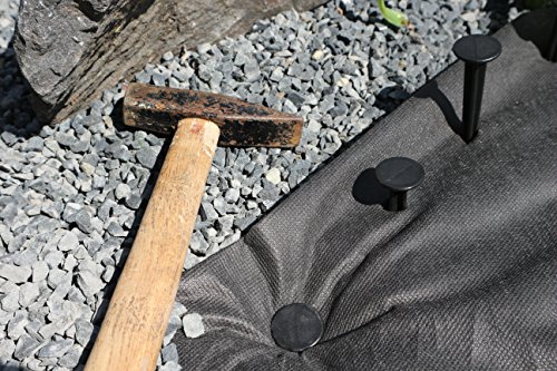 70 Stück Erdnägel, Erdanker zur Befestigung von Unkrautvlies (Made in Germany) - 7