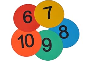 Eco Walker 20 cm nummeriert Flacher Floormarker Makierungsscheiben Set