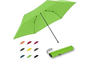 Doppler Taschenschirm Zero,99 Flat I Ultra leichter Regenschirm I Kleiner Schirm I Mini Regenschirm I Leicht zu Öffnen I Flach & kompakt I Taschenregenschirm windproof