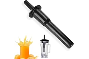 MOKERNALI Blender Tamper, Tamper pour Vitamix, 30x7,5 cm Tamper de Rechange, Accélérateur de Blender Fit pour 64 onces et 40 onces, Noir, Convient pour vitamix 5200/6300/6500/750/780 Mélangeur